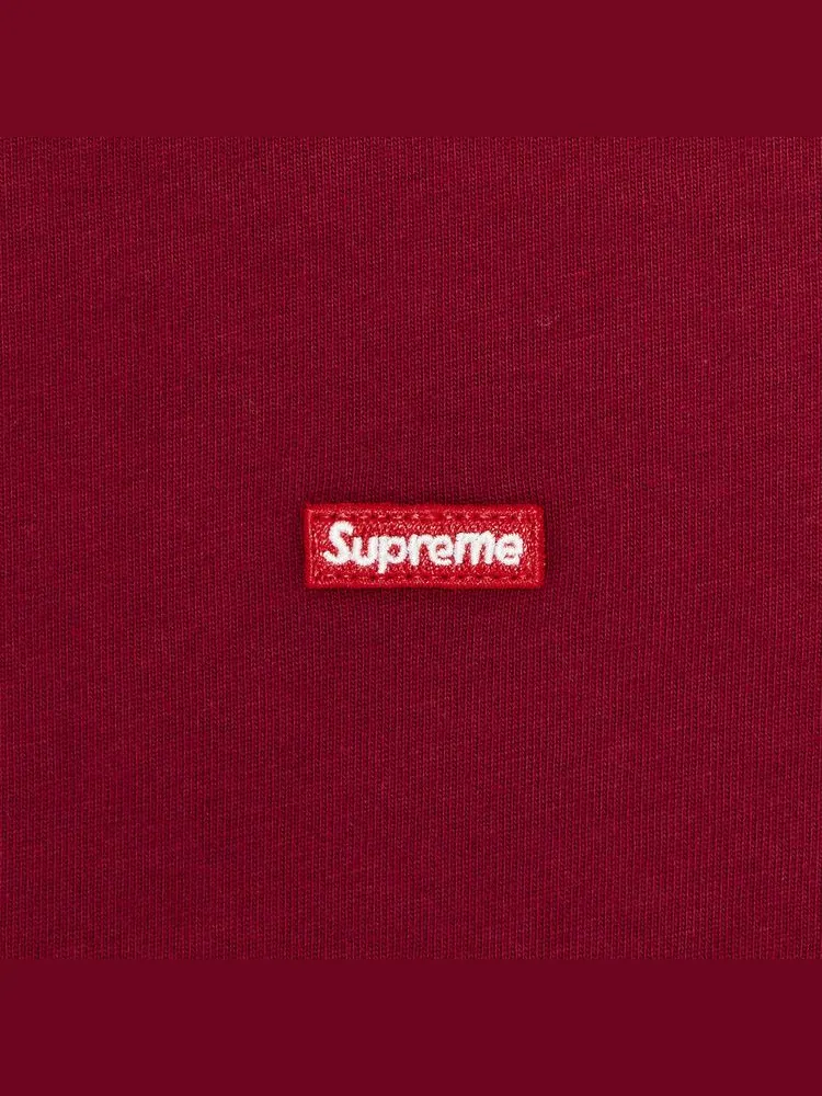 Футболка Supreme Small Box Long-Sleeve Tee — изображение 2 из 2, красный