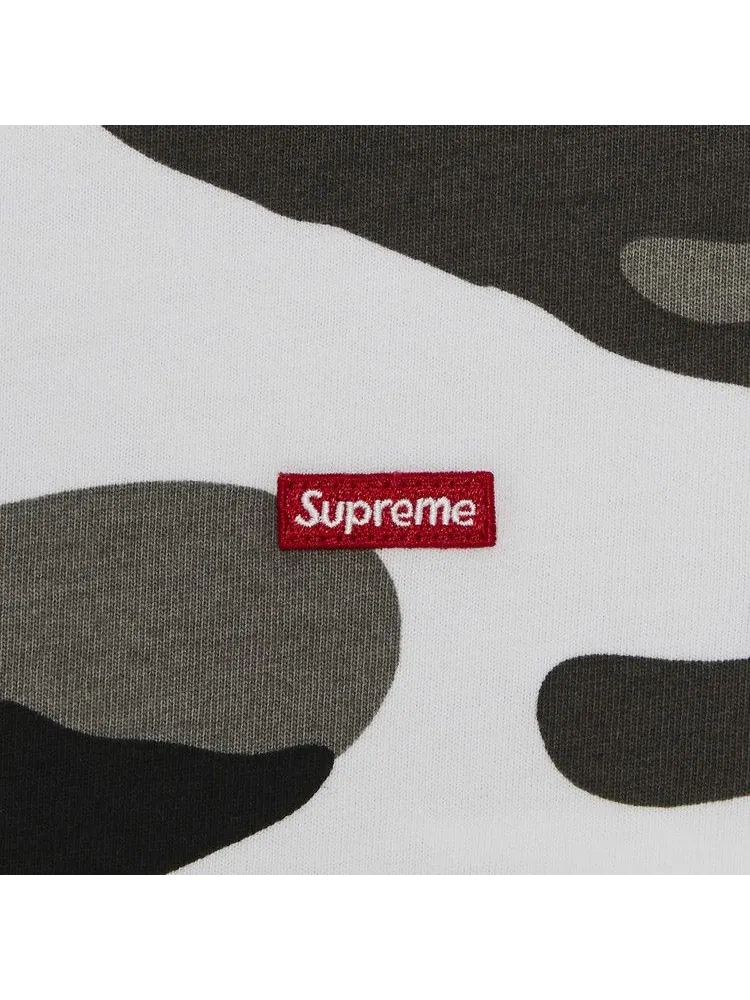 Футболка Supreme Small Box Long-Sleeve Tee — изображение 2 из 2, снежный камуфляж