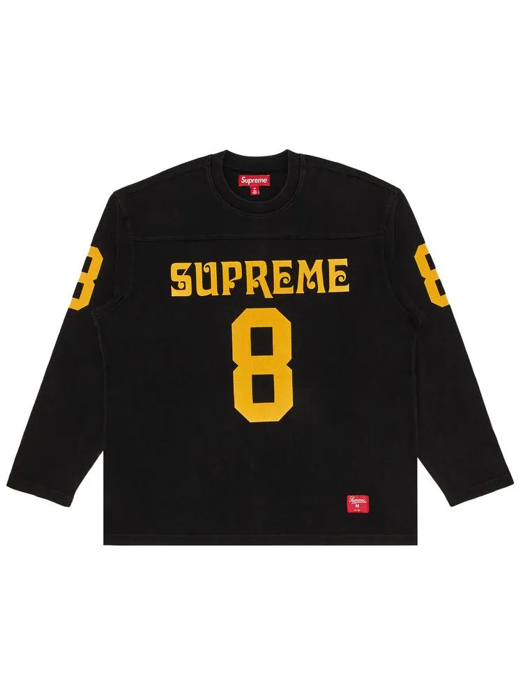 Топ Supreme Affiliated Long-Sleeve Football Top — изображение 2 из 3, черный