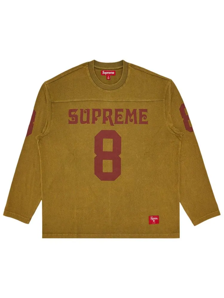 Топ Supreme Affiliated Long-Sleeve Football Top — изображение 2 из 3, светлый оливковый