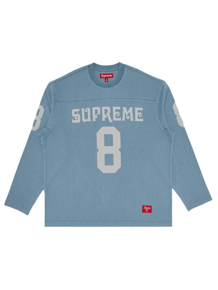 Топ Supreme Affiliated Long-Sleeve Football Top — изображение 1 из 3, серый
