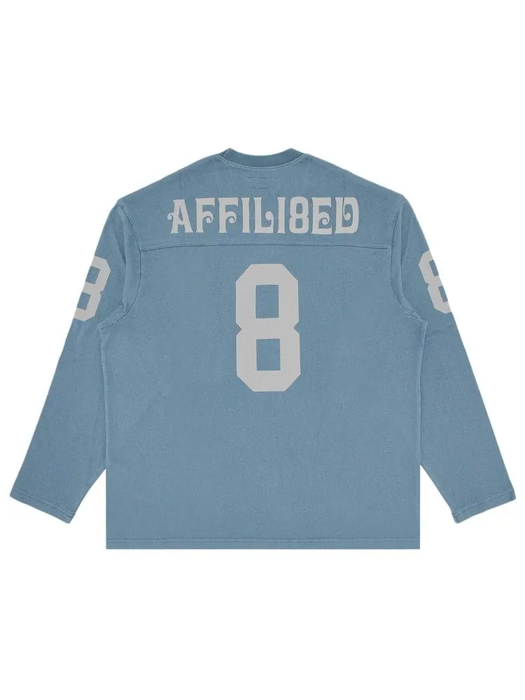 Топ Supreme Affiliated Long-Sleeve Football Top — изображение 2 из 3, серый