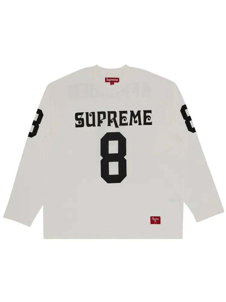 Топ Supreme Affiliated Long-Sleeve Football Top — изображение 1 из 3, белый