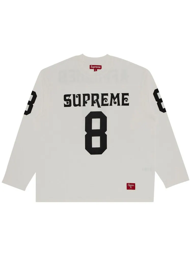 Топ Supreme Affiliated Long-Sleeve Football Top — изображение 2 из 3, белый