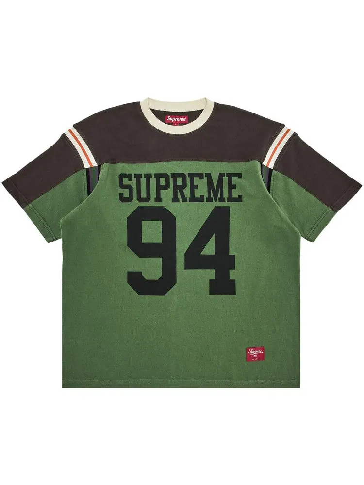 Топ Supreme Split Short-Sleeve Football Top — изображение 1 из 3, зеленый