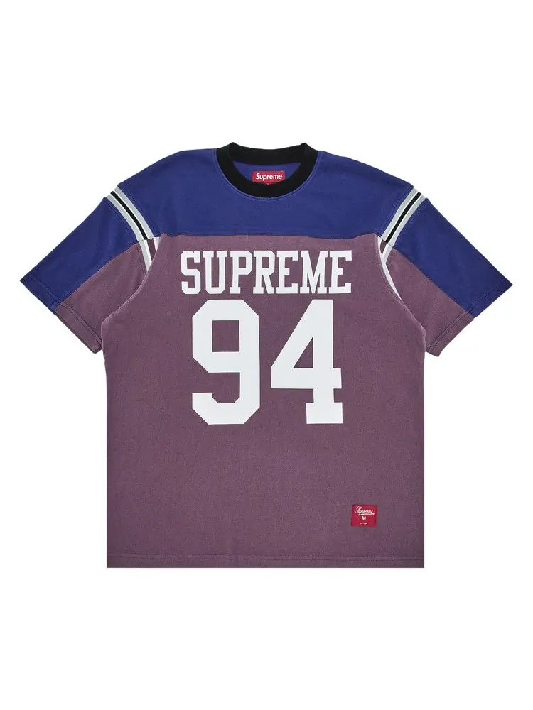 Топ Supreme Split Short-Sleeve Football Top — изображение 1 из 3, фиолетовый