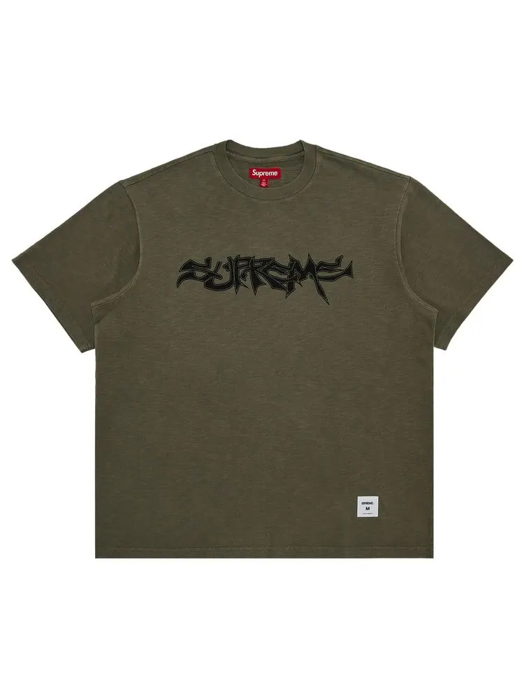 Топ Supreme Mental Short-Sleeve Top — изображение 1 из 2, оливковый