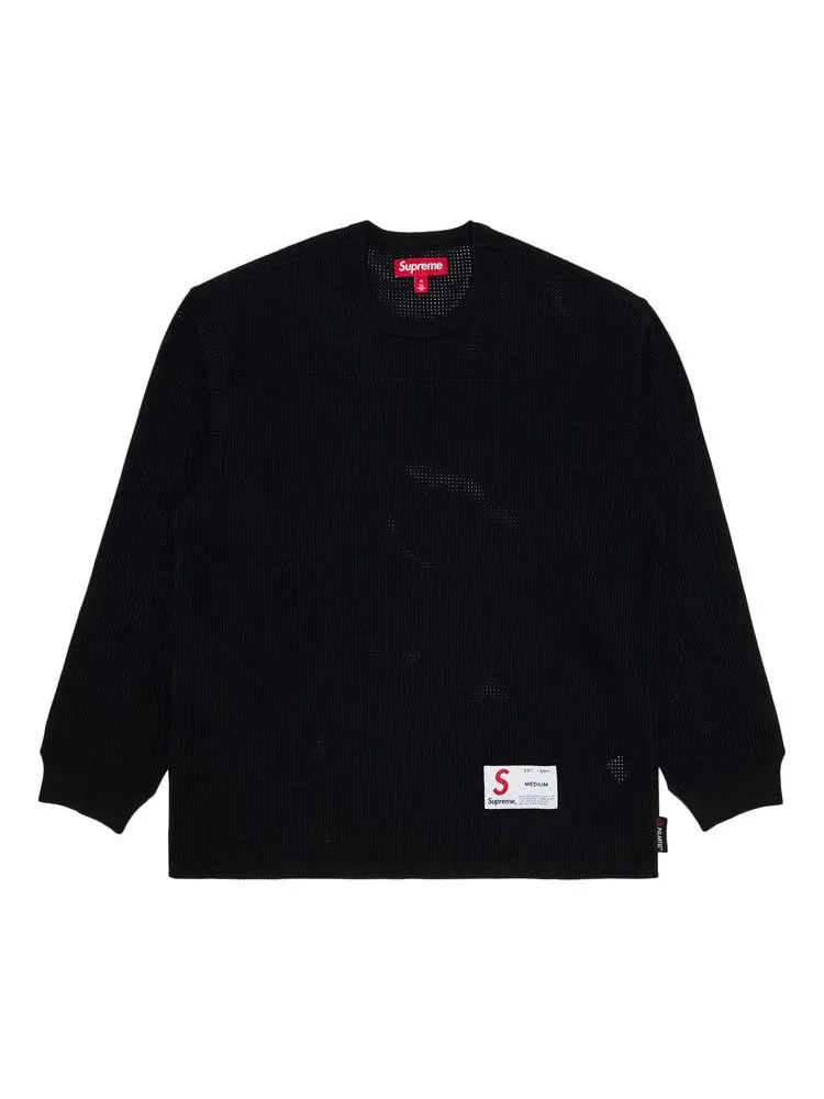 Топ Supreme Polartec Mesh Long-Sleeve Football Top — изображение 1 из 2, черный