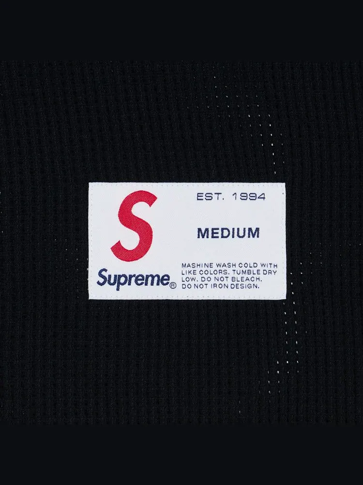 Топ Supreme Polartec Mesh Long-Sleeve Football Top — изображение 2 из 2, черный