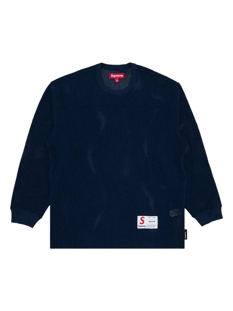 Топ Supreme Polartec Mesh Long-Sleeve Football Top — изображение 1 из 2, темно-синий