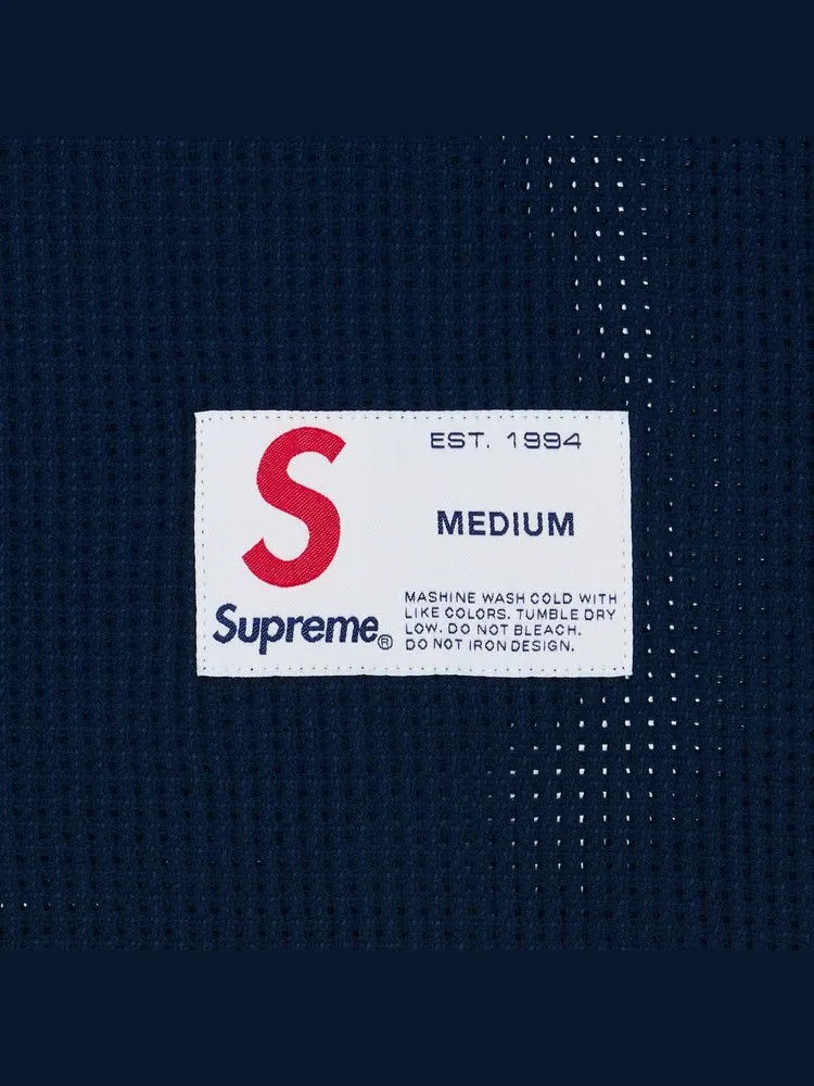 Топ Supreme Polartec Mesh Long-Sleeve Football Top — изображение 2 из 2, темно-синий