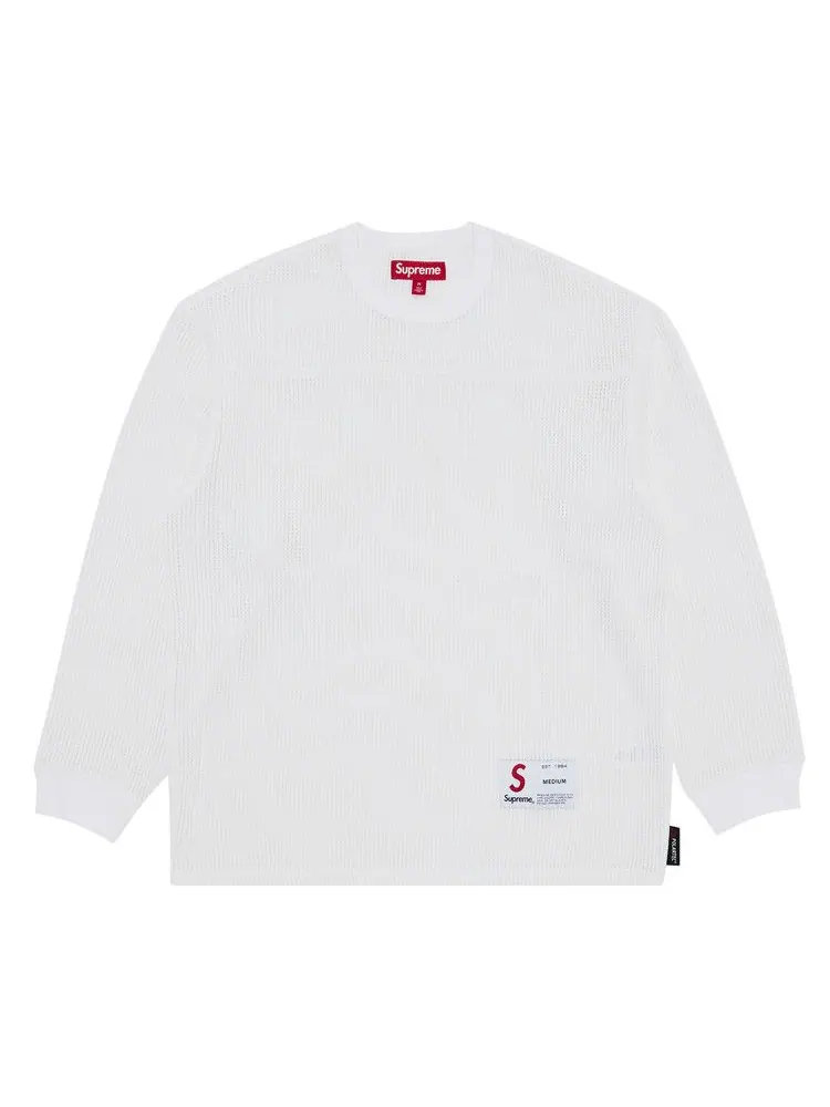 Топ Supreme Polartec Mesh Long-Sleeve Football Top — изображение 1 из 2, белый