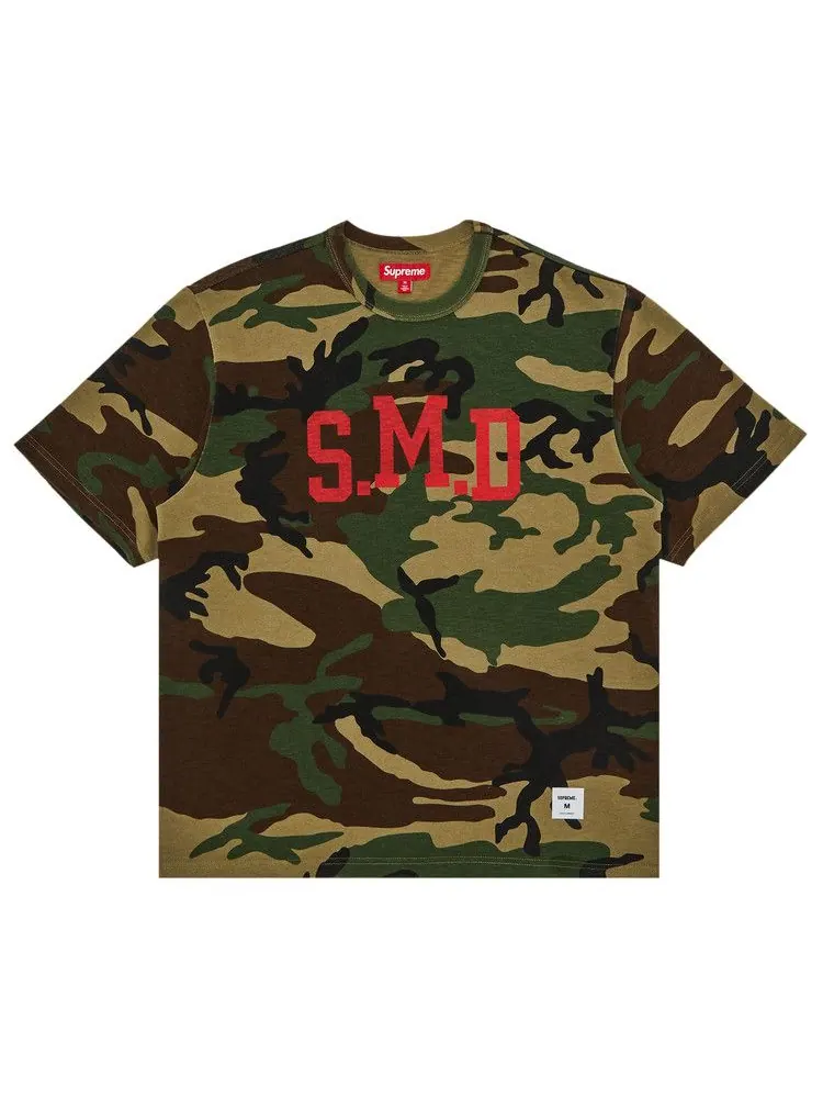 Топ Supreme SMD Short-Sleeve Top, Woodland Camo — изображение 1 из 2, мульти