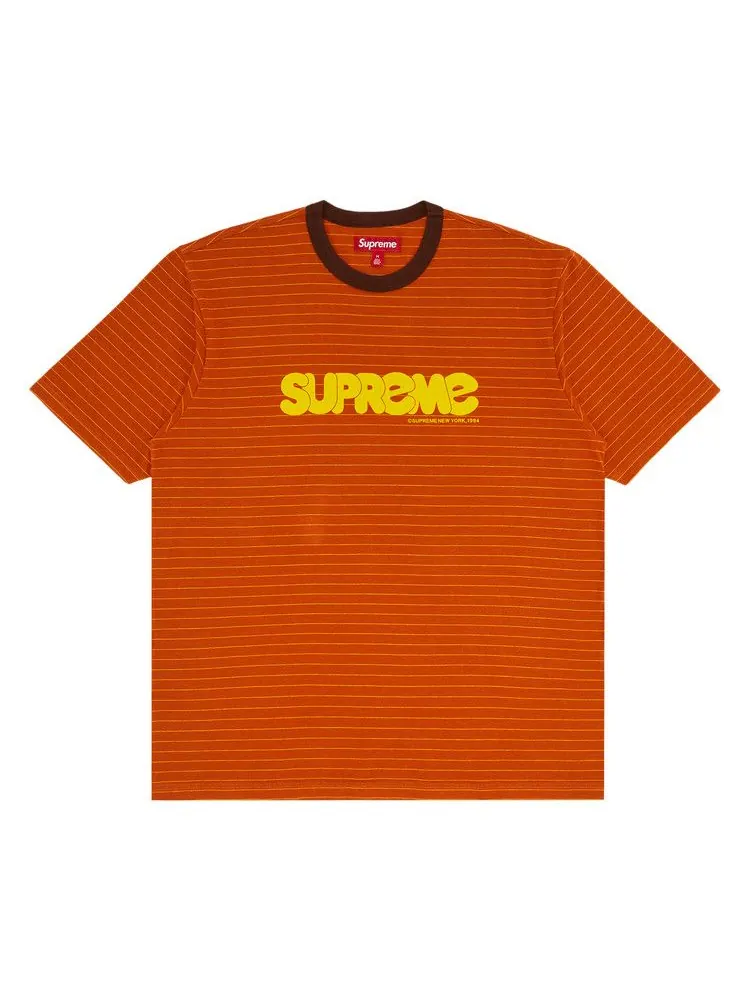 Топ Supreme Bubble Short-Sleeve Top — изображение 1 из 3, оранжевый