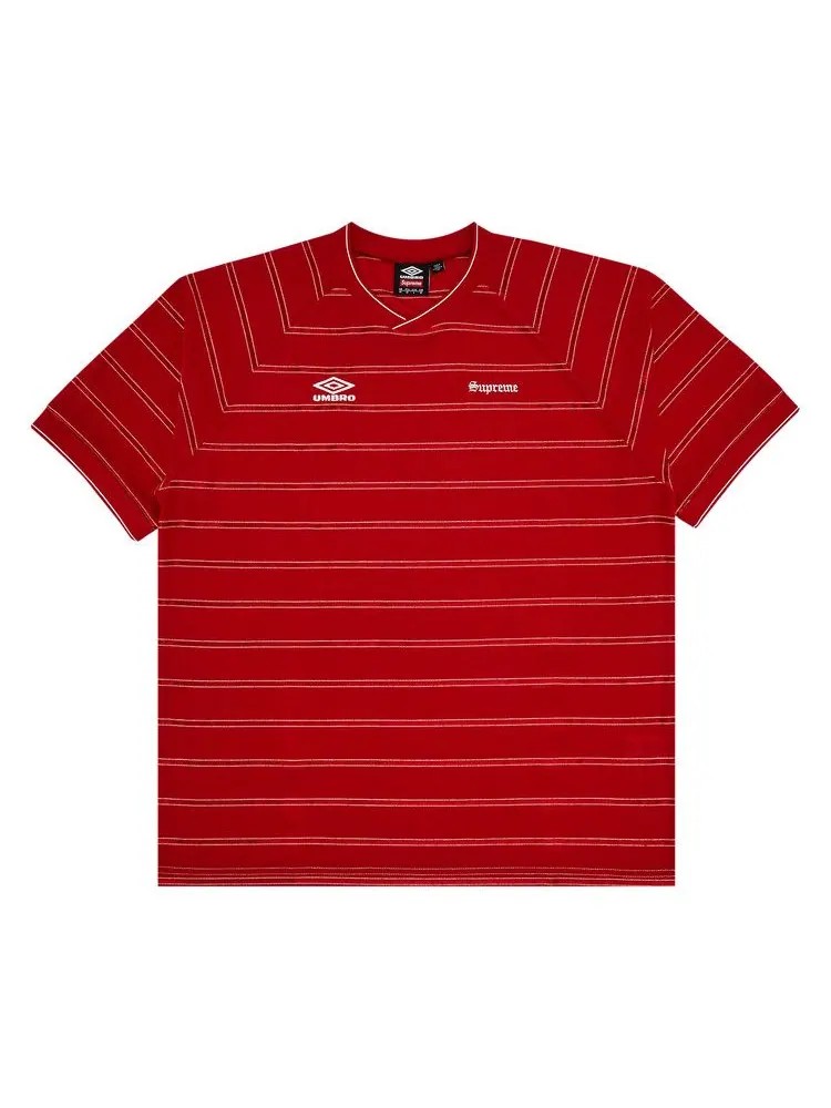 Джерси Supreme x Umbro Stripe Soccer Jersey — изображение 1 из 3, красный
