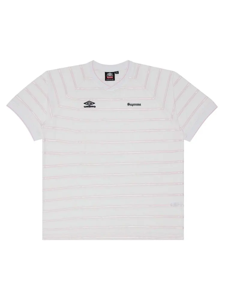 Джерси Supreme x Umbro Stripe Soccer Jersey — изображение 1 из 3, белый