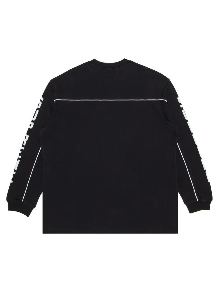 Топ Supreme Paneled Piping Long-Sleeve Top — изображение 2 из 3, черный