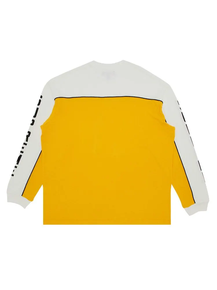 Топ Supreme Paneled Piping Long-Sleeve Top — изображение 2 из 3, желтый