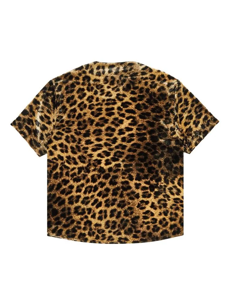 Джерси Supreme Velvet Baseball Jersey — изображение 2 из 3, леопардовый