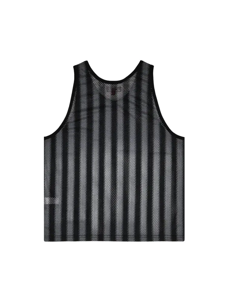 Майка Supreme Stripe Mesh Tank Top — изображение 2 из 3, черный