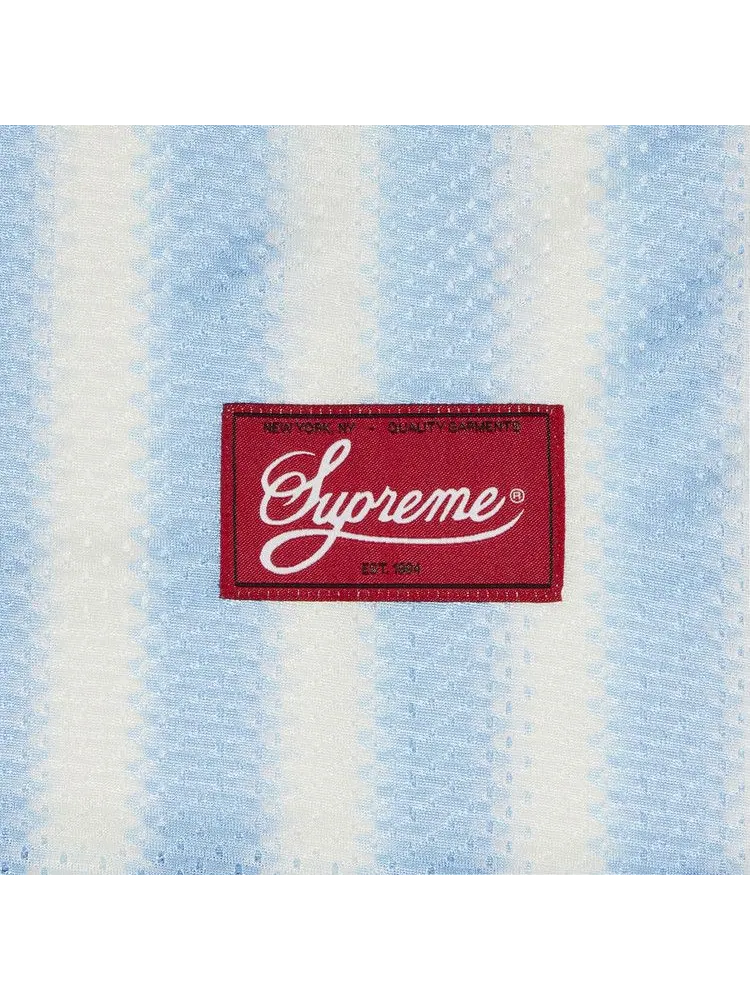 Топ Supreme Stripe Mesh Tank Top — изображение 3 из 3, синий