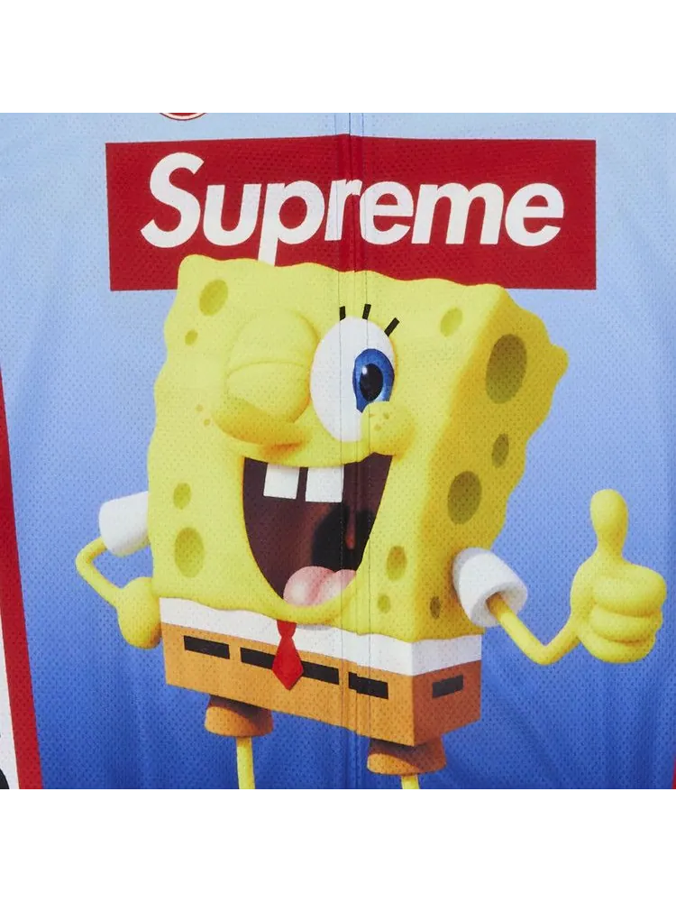 Джерси Supreme x Spongebob Squarepants x Castelli Long-Sleeve Cycling Jersey — изображение 3 из 3, синий