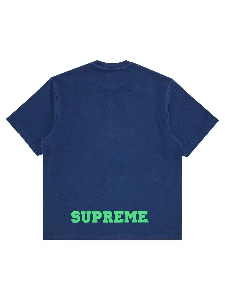 Топ Supreme x Goodenough Short-Sleeve Top — изображение 2 из 3, темно-синий