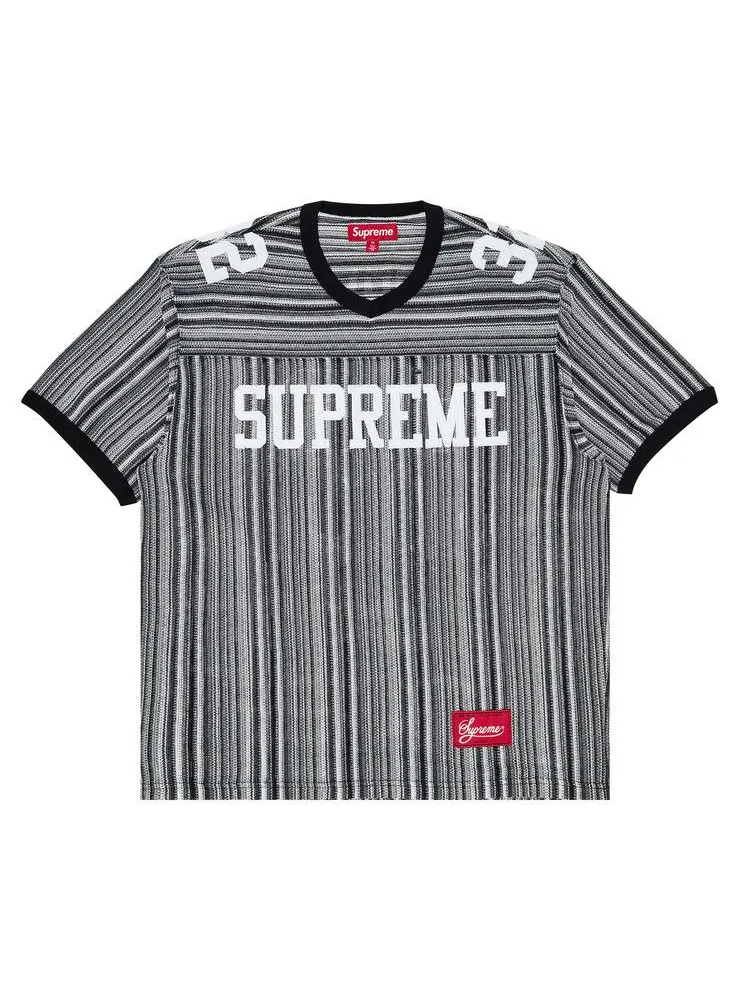 Топ Supreme Open Knit Football Top — изображение 1 из 3, черный