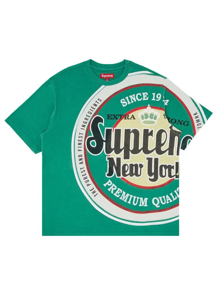 Топ Supreme Lager Short-Sleeve Top — изображение 1 из 3, зеленый