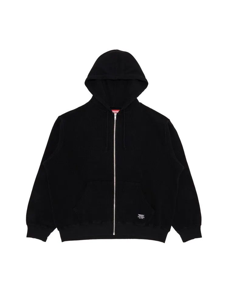 Толстовка Supreme Hooded Zip Up Thermal — изображение 1 из 2, черный