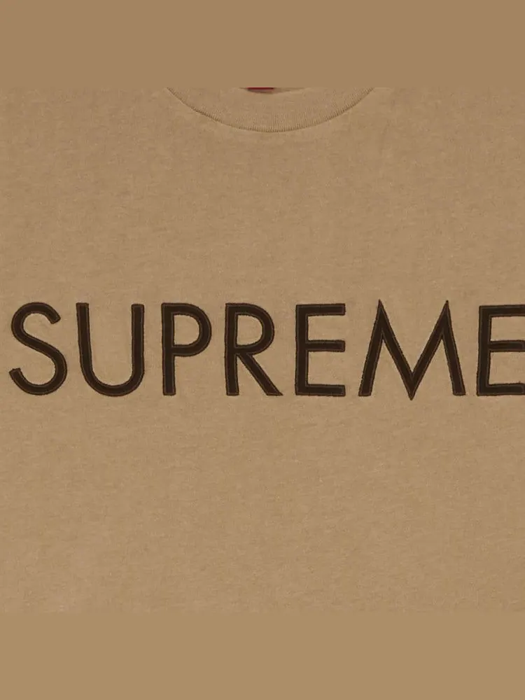 Топ Supreme Capital Short-Sleeve Top — изображение 2 из 2, темный бежевый