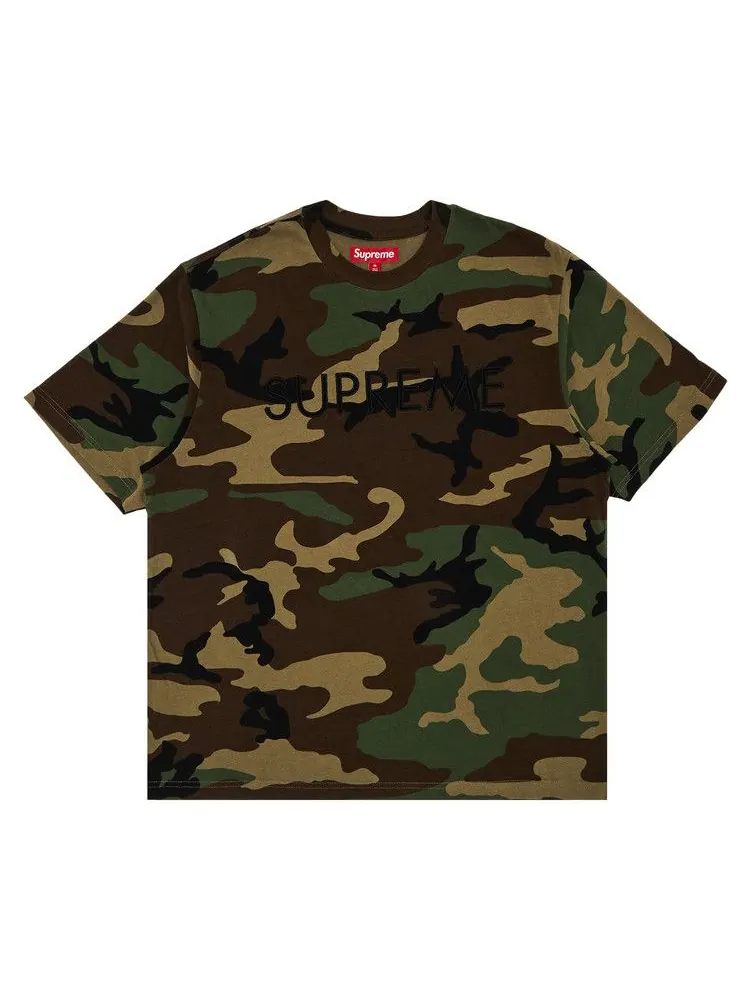 Топ Supreme Capital Short-Sleeve Top, Woodland Camo — изображение 1 из 2, мульти