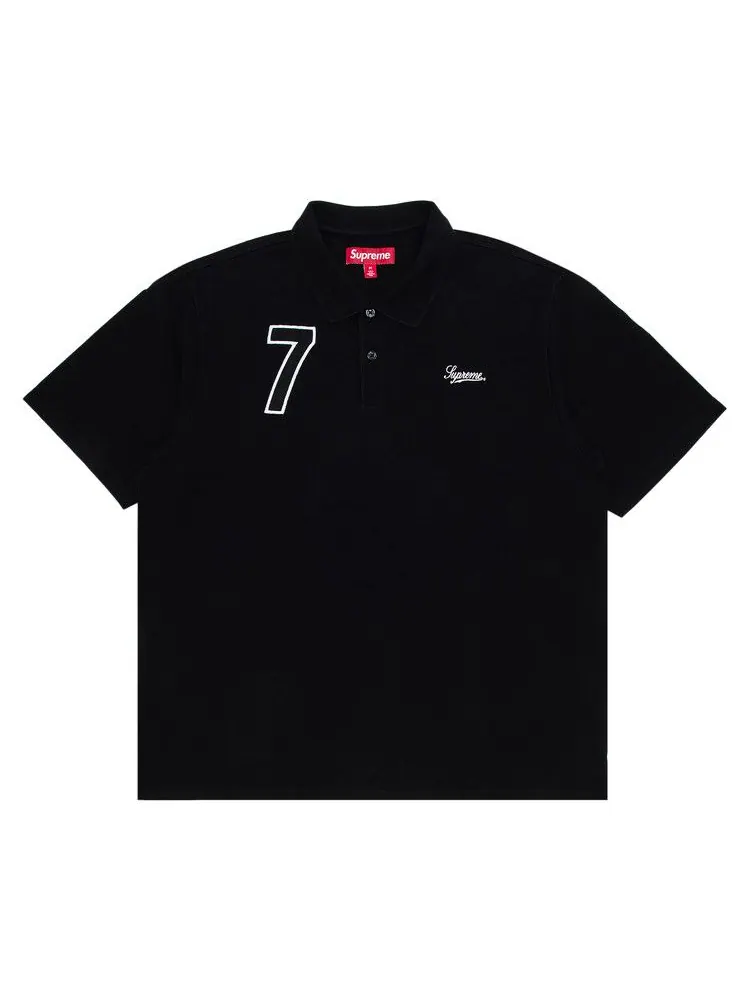 Поло Supreme Cursive Polo — изображение 1 из 3, черный