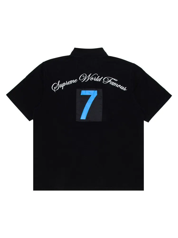 Поло Supreme Cursive Polo — изображение 2 из 3, черный