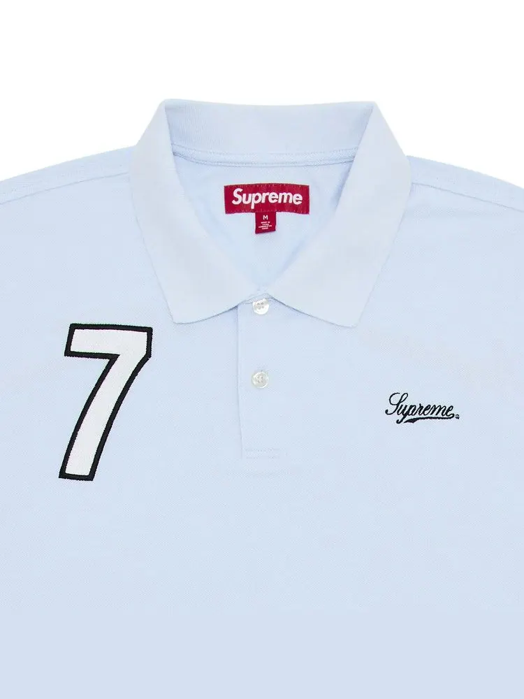 Поло Supreme Cursive Polo — изображение 3 из 3, светлый синий