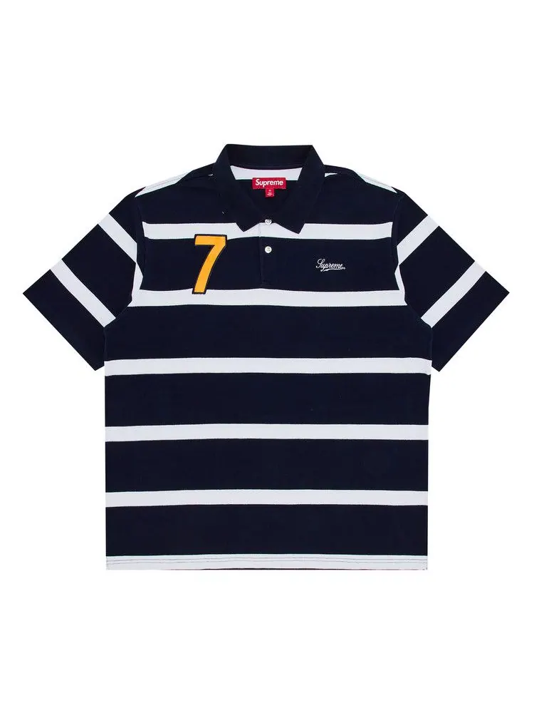 Поло Supreme Cursive Polo — изображение 1 из 3, темно-синий