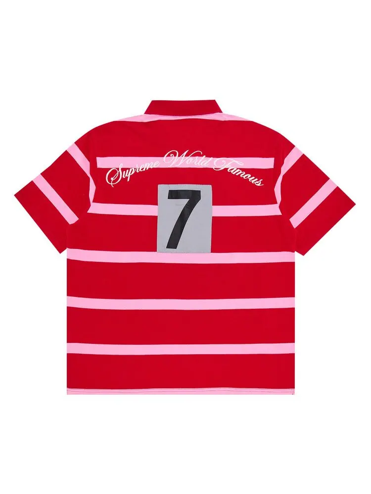 Поло Supreme Cursive Polo — изображение 2 из 3, красный