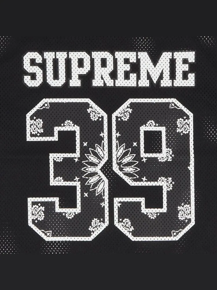 Футболка Supreme Bandana Football Jersey — изображение 3 из 4, черный