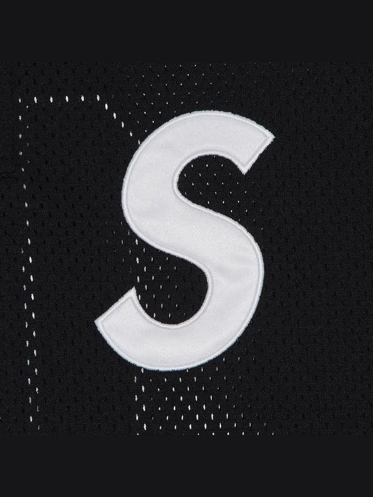 Топ Supreme S Logo Baseball Henley — изображение 3 из 3, черный