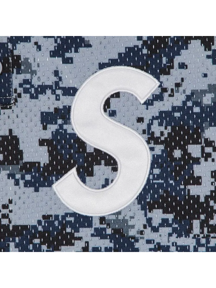 Топ Supreme S Logo Baseball Henley, Digi Camo — изображение 3 из 3, мульти