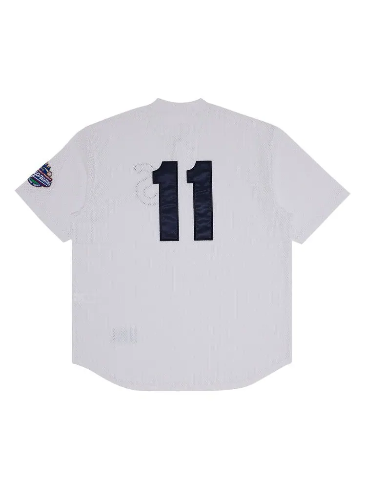 Топ Supreme S Logo Baseball Henley 'White' — изображение 2 из 3, белый