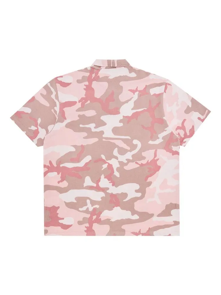 Поло Supreme Washed Camo Polo — изображение 2 из 3, розовый