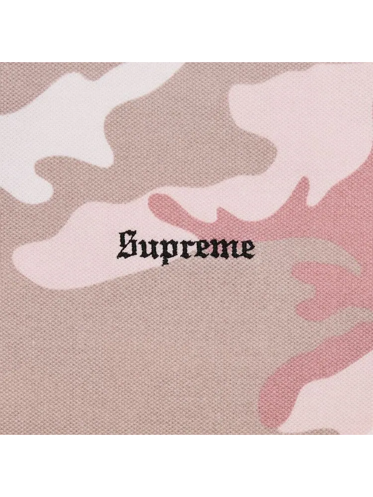 Поло Supreme Washed Camo Polo — изображение 3 из 3, розовый