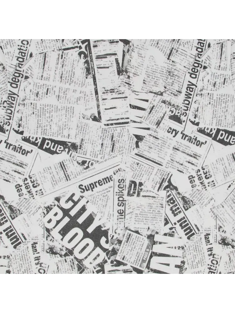 Футболка Supreme Newspaper с коротким рукавом — изображение 3 из 3, белый