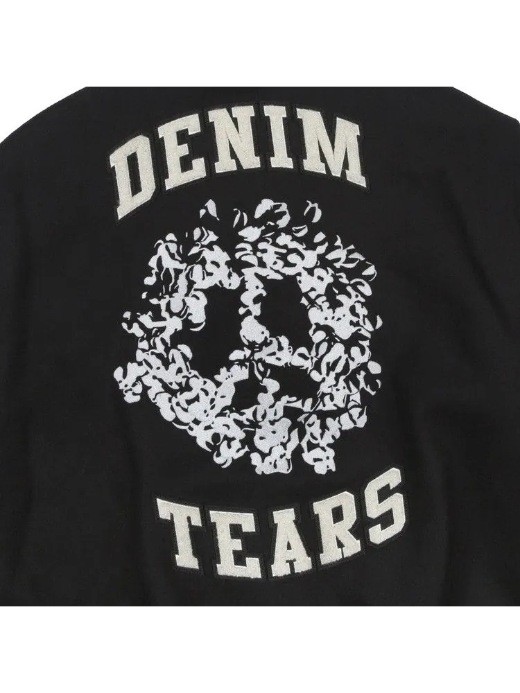 Куртка Denim Tears Peace Wreath Varsity Jacket — изображение 3 из 3, черный