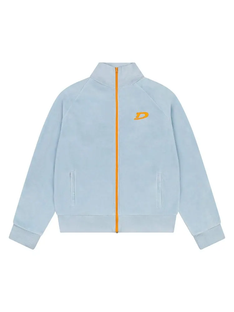 Куртка Denim Tears Velour Warmup Jacket — изображение 1 из 2, светлый синий
