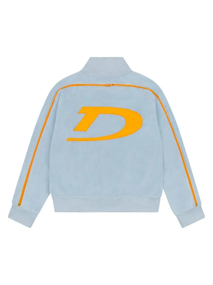 Куртка Denim Tears Velour Warmup Jacket — изображение 2 из 2, светлый синий