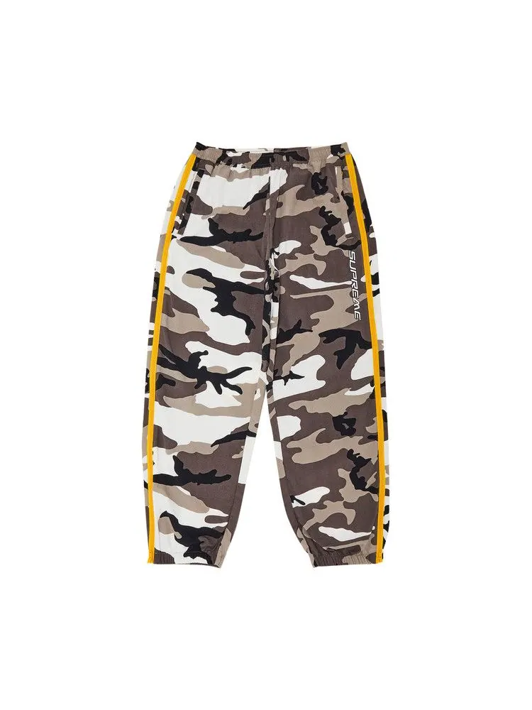 Брюки Supreme Contrast Zip Warm Up Pant — изображение 1 из 3, снежный камуфляж