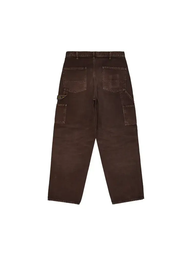 Брюки Supreme Worn Double Knee Painter Pant 'Brown' — изображение 2 из 3, коричневый