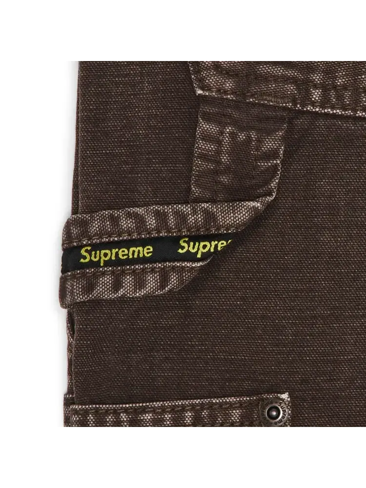 Брюки Supreme Worn Double Knee Painter Pant 'Brown' — изображение 3 из 3, коричневый